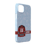 Hockey iPhone Case - Plastic - iPhone 14 Pro (Personalized)