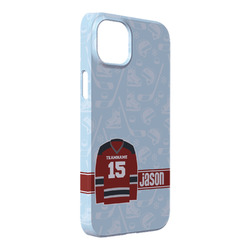 Hockey iPhone Case - Plastic - iPhone 14 Pro Max (Personalized)