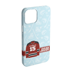 Hockey iPhone Case - Plastic - iPhone 15 (Personalized)