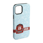 Hockey iPhone Case - Rubber Lined - iPhone 15 (Personalized)