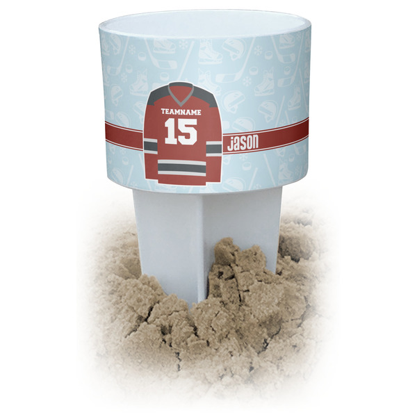Custom Hockey Beach Spiker Drink Holder (Personalized)