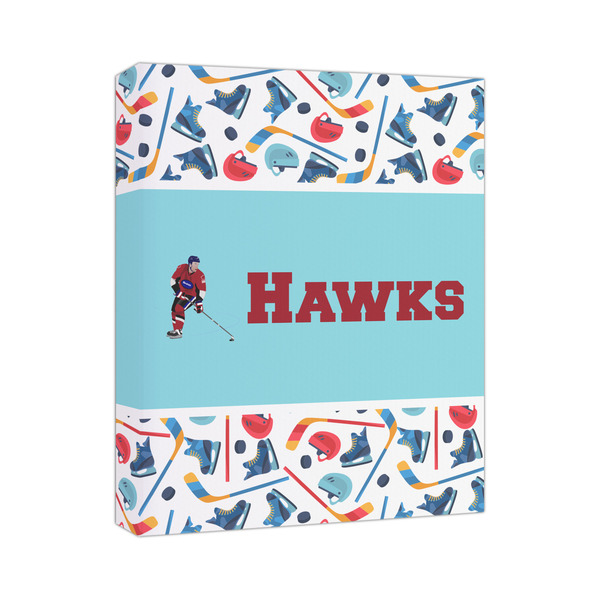 Custom Hockey 2 Canvas Print - 11x14 (Personalized)