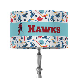 Hockey 2 12" Drum Lamp Shade - Fabric (Personalized)