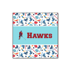 Hockey 2 Wood Print - 12x12 (Personalized)