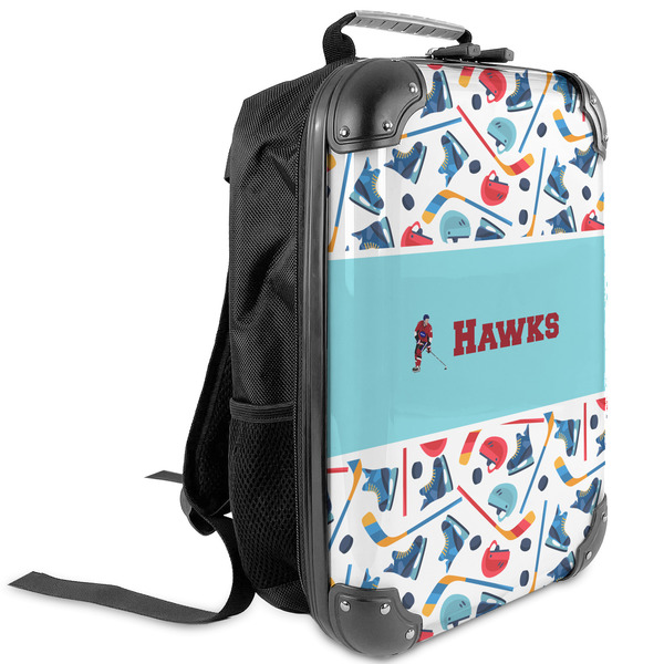 Custom Hockey 2 Kids Hard Shell Backpack (Personalized)