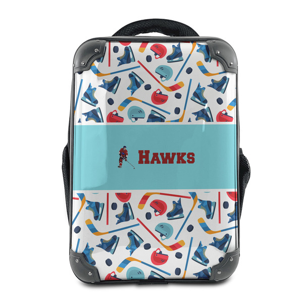 Custom Hockey 2 15" Hard Shell Backpack (Personalized)