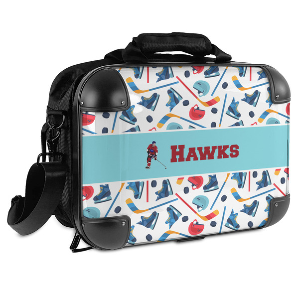 Custom Hockey 2 Hard Shell Briefcase (Personalized)