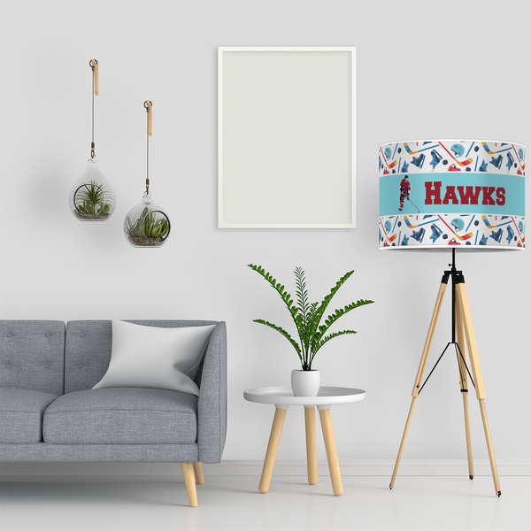 Hockey 2 16" Drum Lampshade - LIFESTYLE