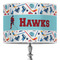 Hockey 2 16" Drum Lampshade - ON STAND (Poly Film)