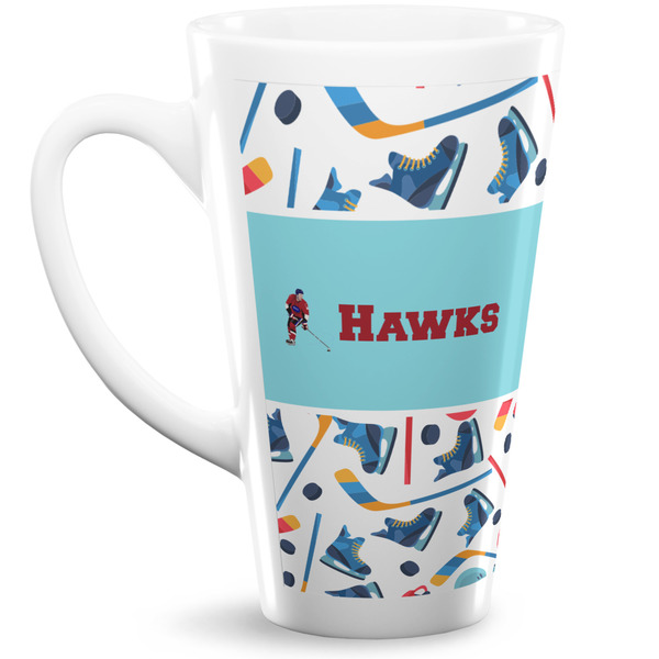 Custom Hockey 2 Latte Mug (Personalized)