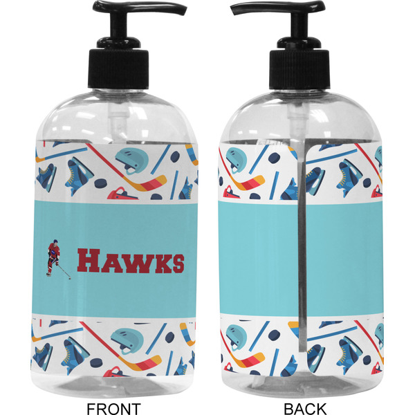 Hockey 2 16 oz Plastic Liquid Dispenser (Approval)