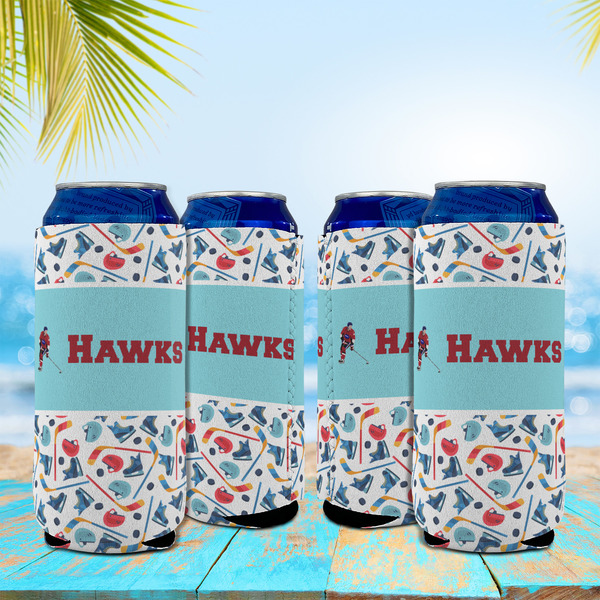 Hockey 2 16oz Can Sleeve - Set of 4 - LIFESTYLE