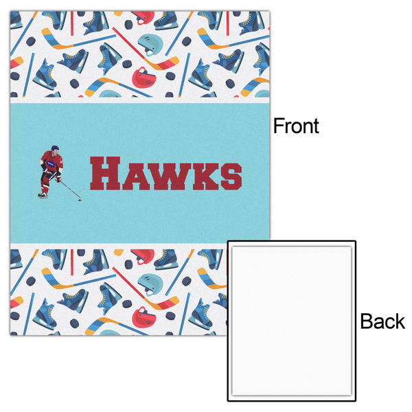 Hockey 2 16x20 - Matte Poster - Front & Back