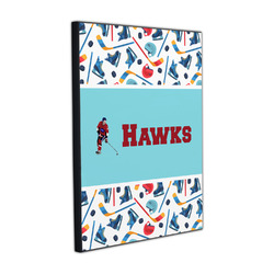 Hockey 2 Wood Prints (Personalized)