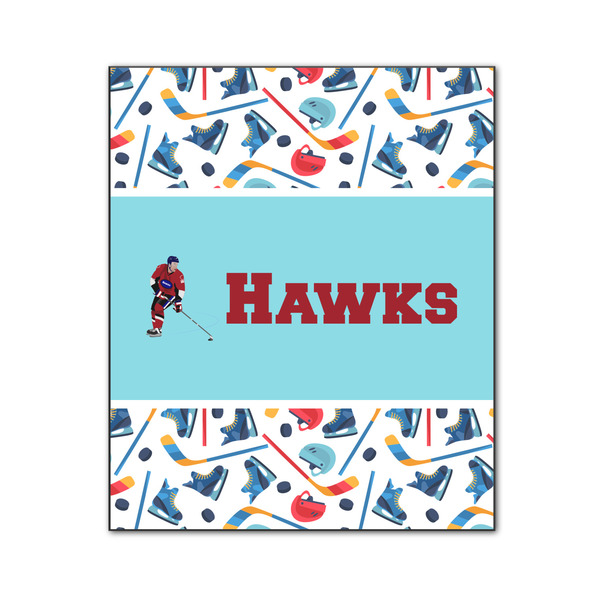 Custom Hockey 2 Wood Print - 20x24 (Personalized)