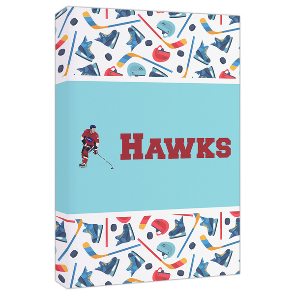 Custom Hockey 2 Canvas Print - 20x30 (Personalized)