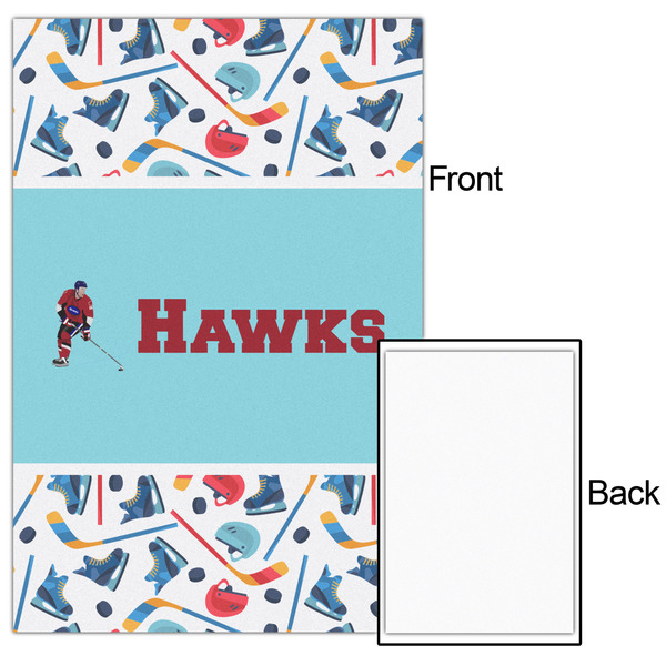 Hockey 2 20x30 - Matte Poster - Front & Back