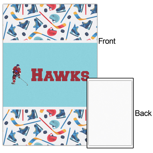 Hockey 2 24x36 - Matte Poster - Front & Back