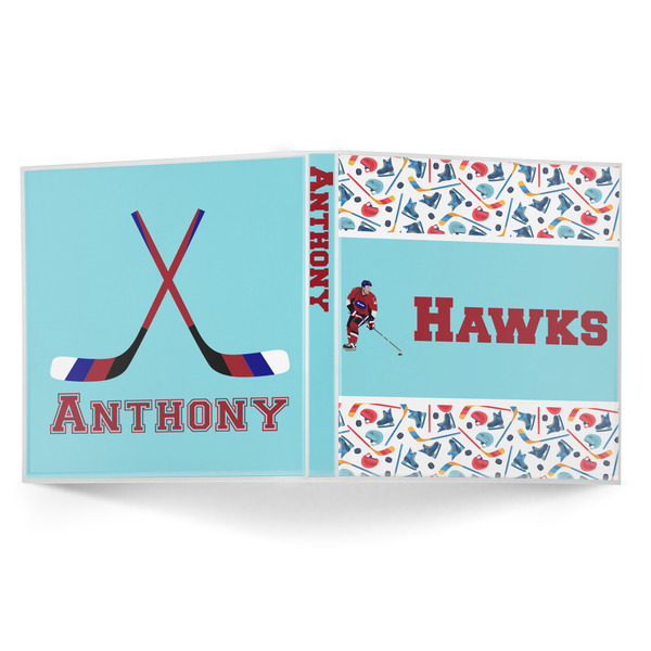 Hockey 2 3-Ring Binder Approval- 1in