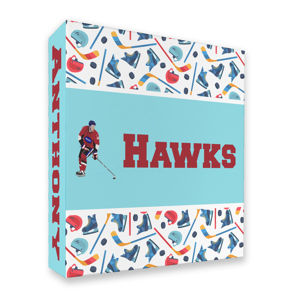 Hockey 2 3 Ring Binders - Full Wrap - 2" - FRONT