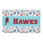 Hockey 2 3' x 5' Patio Rug (Personalized)