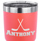 Hockey 2 30 oz Stainless Steel Ringneck Tumbler - Coral - CLOSE UP
