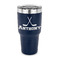 Hockey 2 30 oz Stainless Steel Ringneck Tumblers - Navy - FRONT