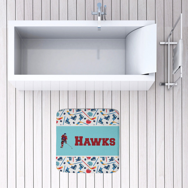 Hockey 2 48x48 Foam Memory Mat - LIFESTYLE