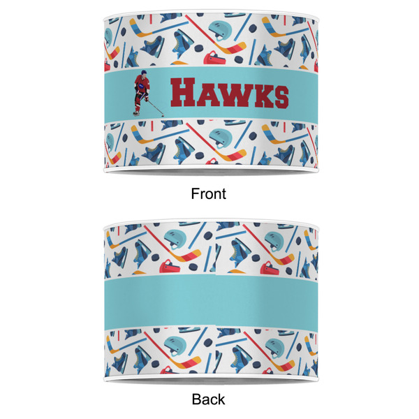 Hockey 2 8" Drum Lampshade - APPROVAL (Poly Film)