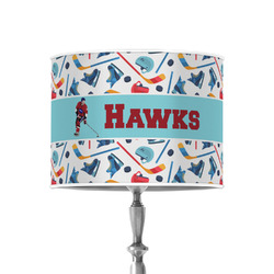 Hockey 2 8" Drum Lamp Shade - Poly-film (Personalized)