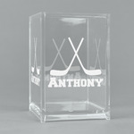 Hockey 2 Acrylic Pen Holder (Personalized)