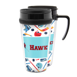 Hockey 2 Acrylic Travel Mug (Personalized)