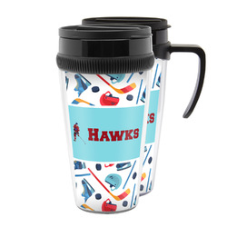 Hockey 2 Acrylic Travel Mug (Personalized)