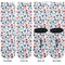 Hockey 2 Adult Crew Socks - Double Pair - Front and Back - Apvl