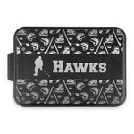 Hockey 2 Aluminum Baking Pan with Black Lid (Personalized)