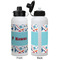 Hockey 2 Aluminum Water Bottle - White APPROVAL