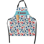 Hockey 2 Apron With Pockets w/ Name or Text