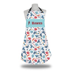 Hockey 2 Apron w/ Name or Text