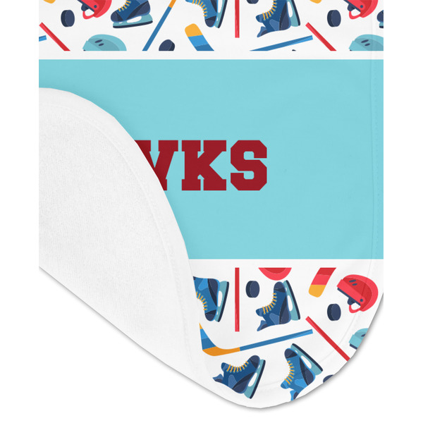 Hockey 2 Baby Bib - AFT detail