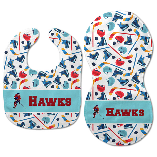 Hockey 2 Baby Bib & Burp Set - Approval (new bib & burp)