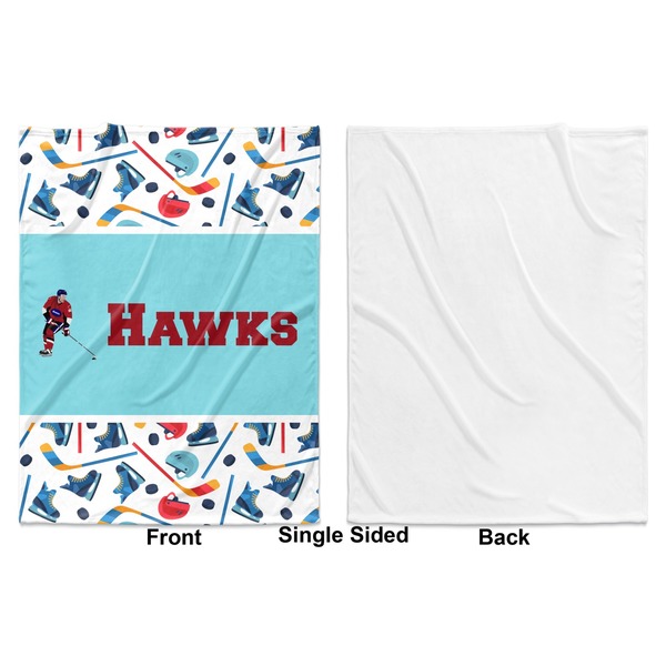 Hockey 2 Baby Blanket (Single Sided - Printed Front, White Back)