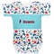 Hockey 2 Baby Bodysuit 3-6 (Personalized)