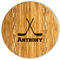 Hockey 2 Bamboo Cutting Board (Personalized)