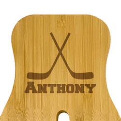 Hockey 2 Bamboo Salad Mixing Hand (Personalized)