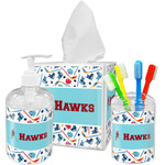 Hockey 2 Acrylic Bathroom Accessories Set w/ Name or Text