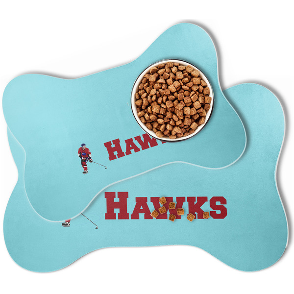 Hockey 2 Bone Shaped Dog Mats - MAIN