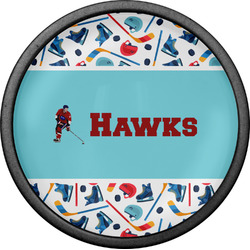 Hockey 2 Cabinet Knob (Black) (Personalized)
