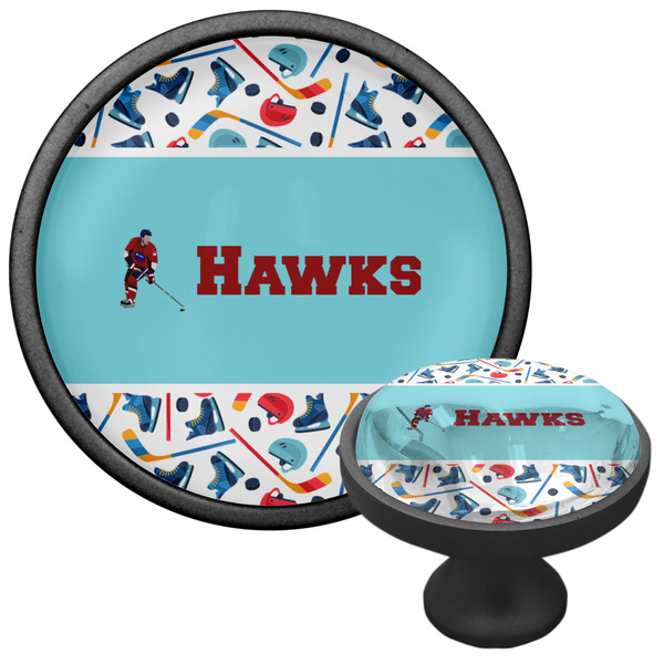 Hockey 2 Cabinet Knob - Black - Multi Angle
