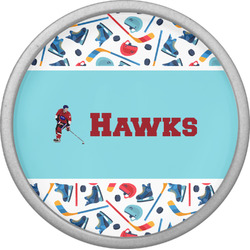 Hockey 2 Cabinet Knob (Silver) (Personalized)