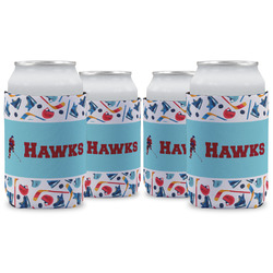 Hockey 2 Can Cooler (12 oz) - Set of 4 w/ Name or Text
